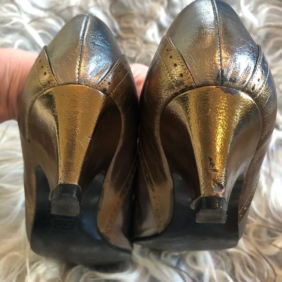 Vintage metallic pumps - Picture 6 of 6